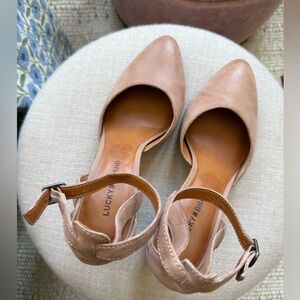 Lucky Brand Tan Heels